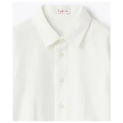 Geknöpftes Voile-Hemd mit Italienischem Kragen><noscript><img width=