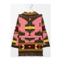 Gemusterte Strickjacke mit Gürtel>Alanui Outlet