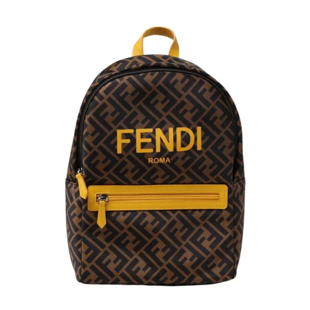 Gemusterter Logo-Rucksack>Fendi Discount