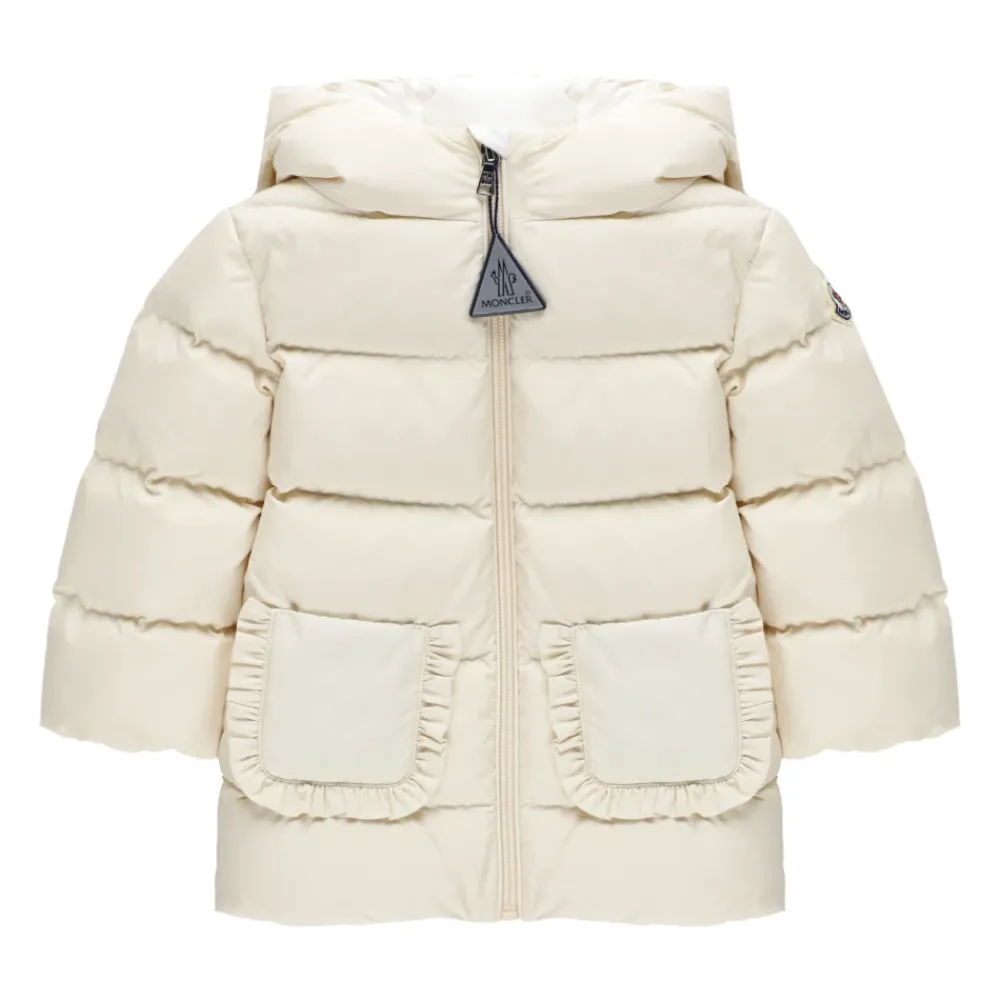 Gepolsterte Baby Daunenjacke mit Kapuze>Moncler Hot