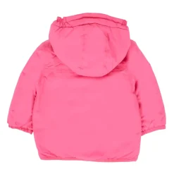 Gepolsterte Fuchsia Jacke mit Faux Shearling>K-Way Best