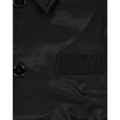 Gepolsterte Logo-Rückhemdjacke><noscript><img width=