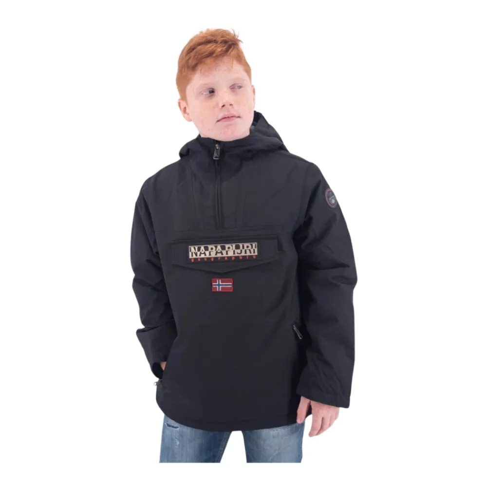 Gepolsterte Nylon Kapuzenjacke>Napapijri