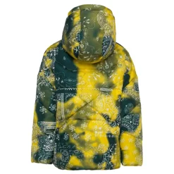 Gepolsterter Kindermantel Grün/Gelb Bandana-Druck>Khrisjoy Hot