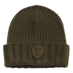 Gerippte Umschlagmütze>Blauer Discount