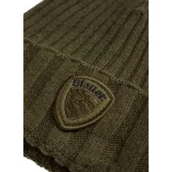 Gerippte Umschlagmütze>Blauer Discount