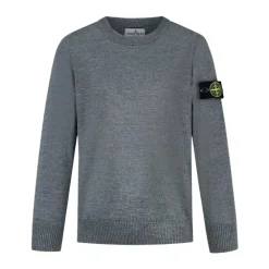 Gerippter Rundhalsausschnitt Pullover>Stone Island Best