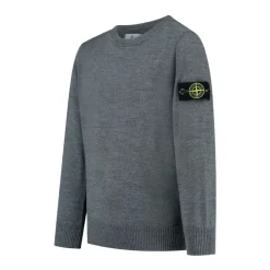 Gerippter Rundhalsausschnitt Pullover>Stone Island Best