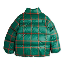 Gesteppte Jacke mit Karomuster>Mini Rodini Discount