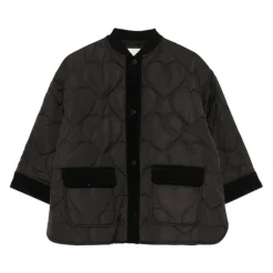 Gesteppte Jacke mit Knopfleiste vorne und aufgesetzten Vordertaschen>Stella McCartney Outlet