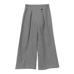 Gestreifte Hose mit weitem Bein>Monnalisa New