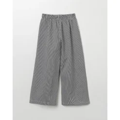 Gestreifte Hose mit weitem Bein>Monnalisa New