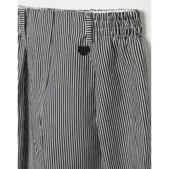 Gestreifte Hose mit weitem Bein><noscript><img width=