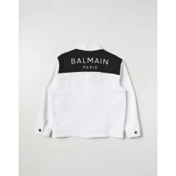 Gestreifte Jeansjacke für Kinder>Balmain Clearance