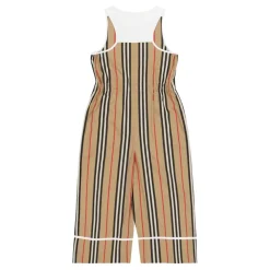 Gestreifter Baumwoll-Jumpsuit>Burberry Online