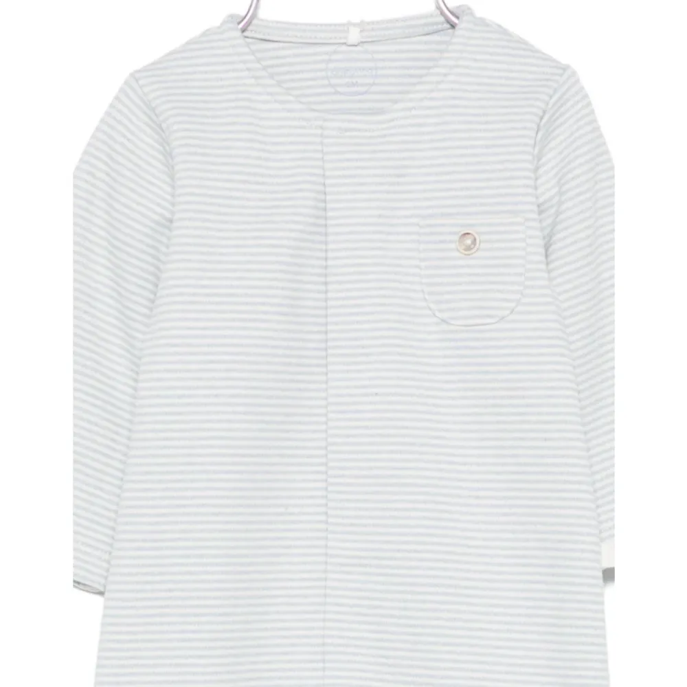 Gestreifter Body mit Tasche>Laranjinha Best