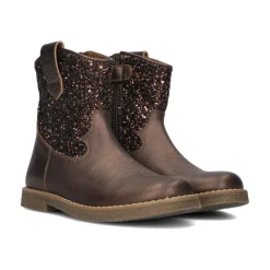 Glitzernde Bronze Mädchen Stiefeletten>Ton & Ton Online