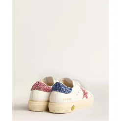 Glitzer-Sneakers mit Smiley-Detail><noscript><img width=