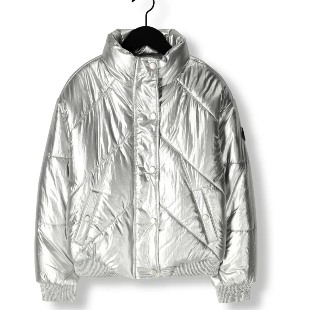 Glänzende Steppjacke für Mädchen>Cars