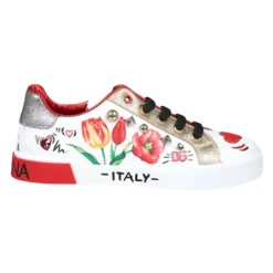Graffiti Print Gem Sneakers>Dolce & Gabbana Hot