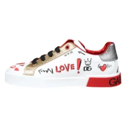 Graffiti Print Gem Sneakers>Dolce & Gabbana Hot