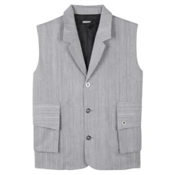 e Kinderjacke mit Silberstreifen>DKNY Sale