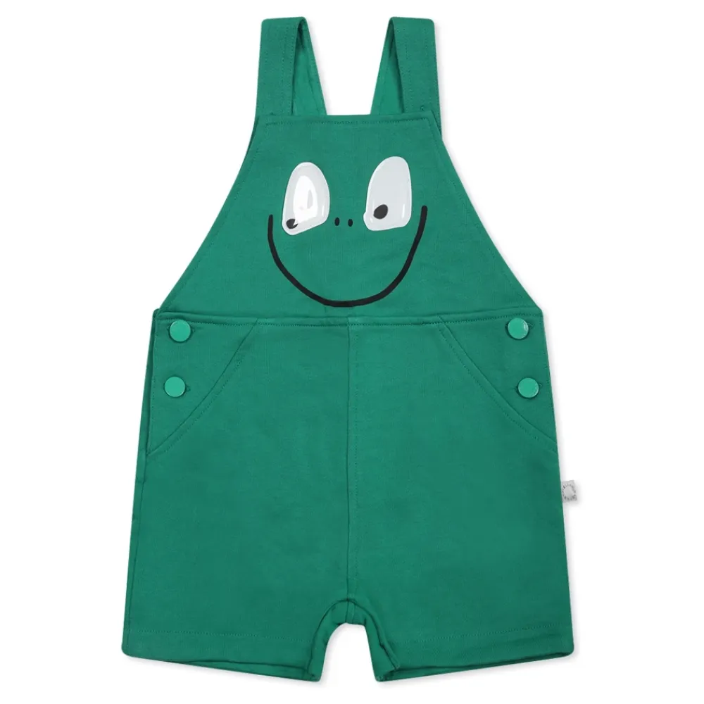 e Baumwoll-Latzhose mit Frosch-Detail>Stella McCartney Discount