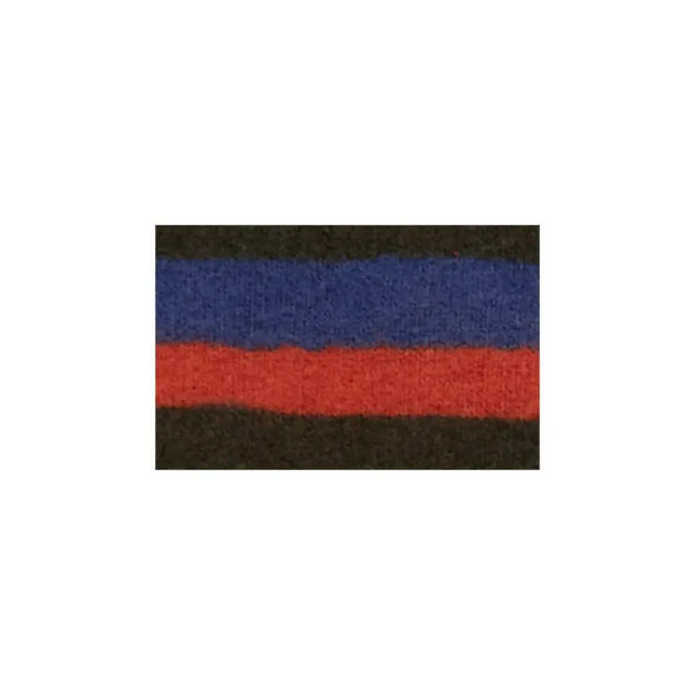 Grüne Fleece-Handschuhe für Kinder mit en Streifen>GALLO