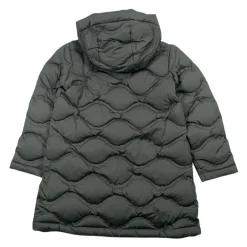 e Lange Gesteppte Kinderjacke>Blauer New