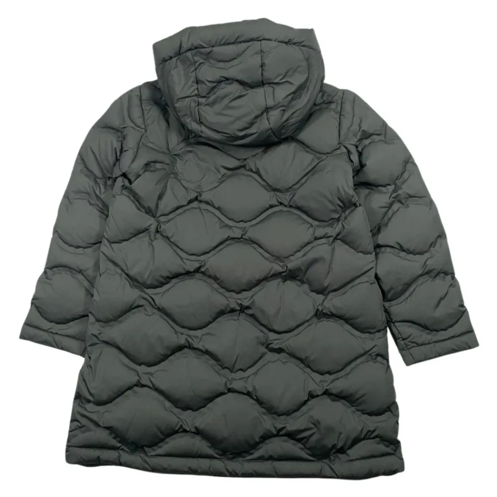 e Lange Gesteppte Kinderjacke>Blauer New