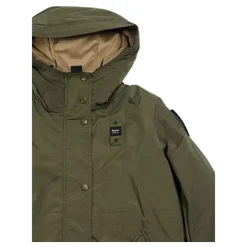 er langer Pelzgefütterter Kindermantel><noscript><img width=