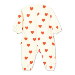 Hearts Velour Jumpsuit>Mini Rodini Clearance