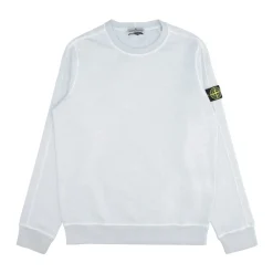 Heller Baumwoll-Pullover mit Rundhalsausschnitt>Stone Island Best