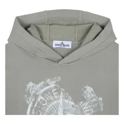 Heller Hoodie mit Logo-Print><noscript><img width=