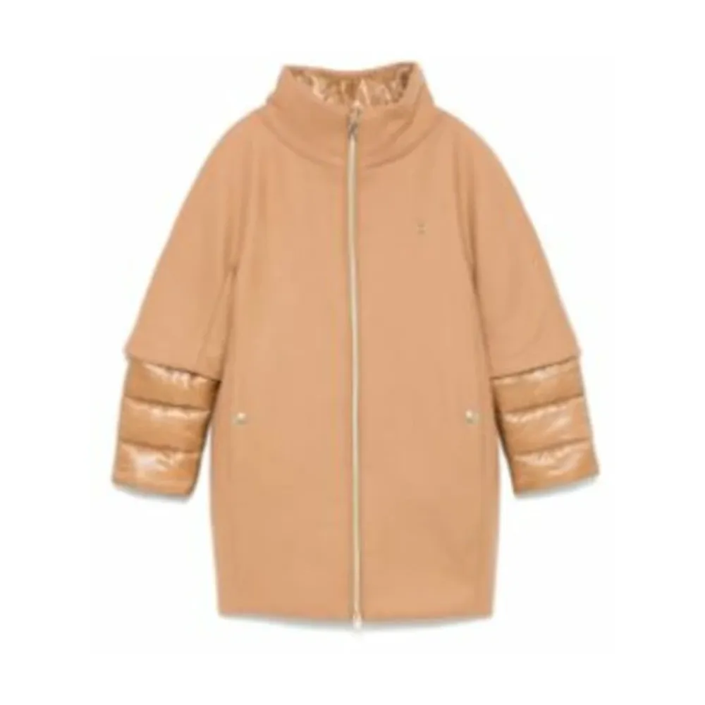 Cappotto Girl Cammello Jacke>Herno Outlet