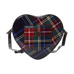 Herzförmige karierte Umhängetasche>Dolce & Gabbana Clearance