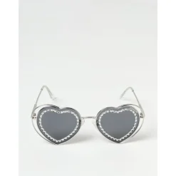 Herzförmige Sonnenbrille mit Strass Kinder>Monnalisa Sale