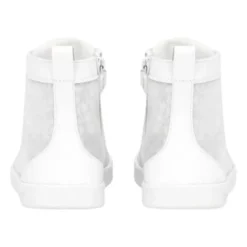 High-Top-Sneakers aus Leder><noscript><img width=