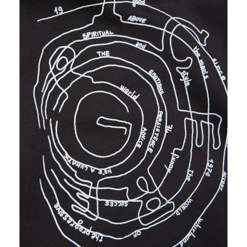 Hoodie mit Etikett>Iceberg