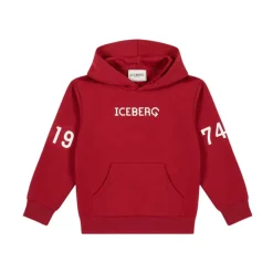Hoodie mit Firmenlogo>Iceberg Outlet