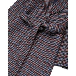 Houndstooth Wool Runaway Coat><noscript><img width=