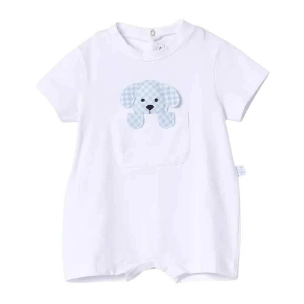 Hund Applikation Baby Strampler Trainingsanzug>Il Gufo Hot