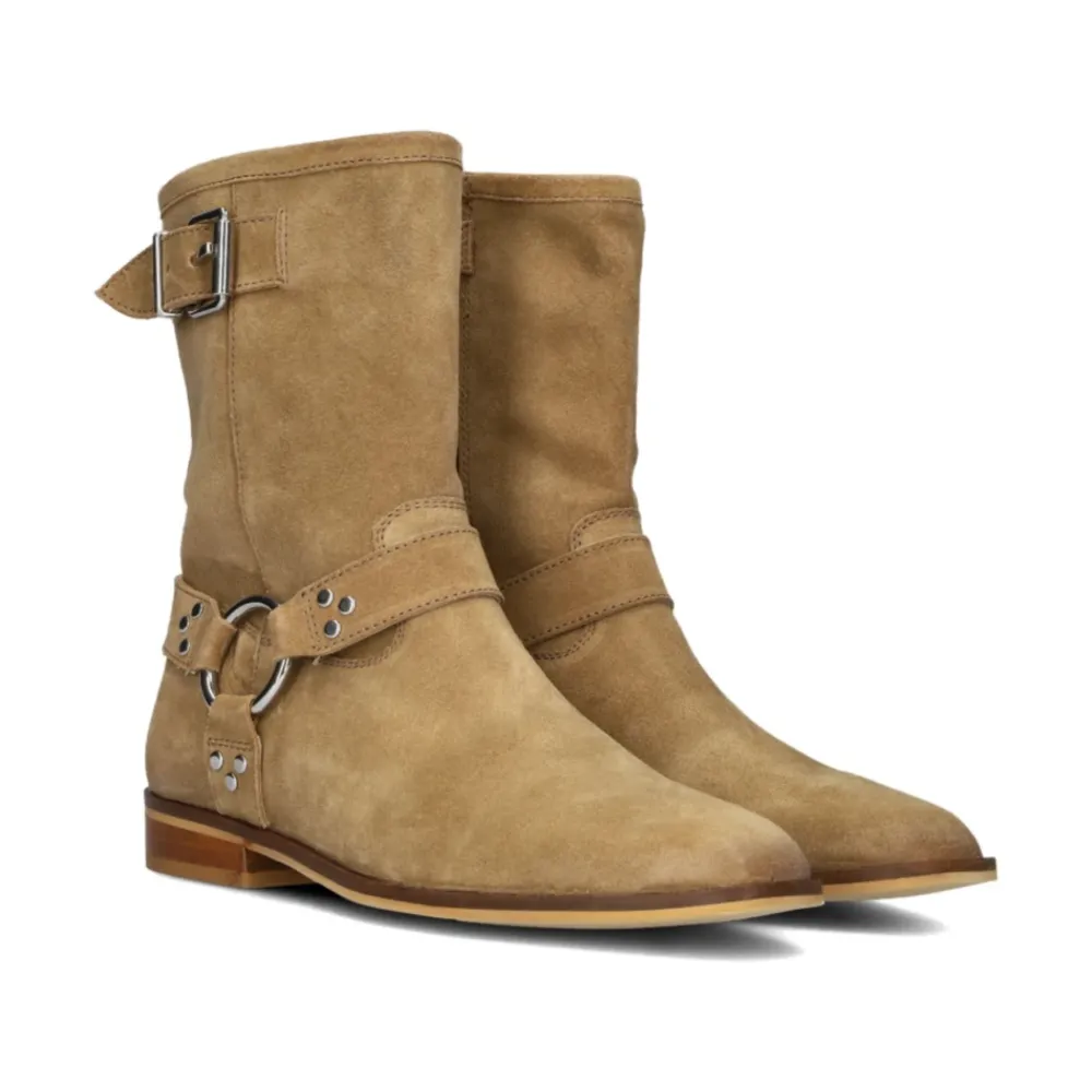 INNA Cowgirl Stiefel Beige Wildleder>Wysh Hot