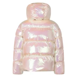 Iridescent Logo Puffer Jacket>Palm Angels New