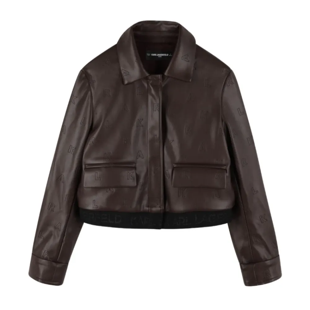 Jacke mit geprägtem Logo>Karl Lagerfeld