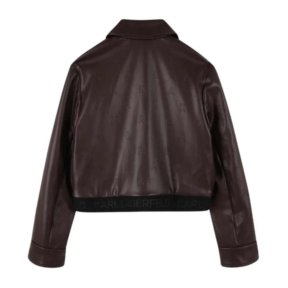 Jacke mit geprägtem Logo>Karl Lagerfeld