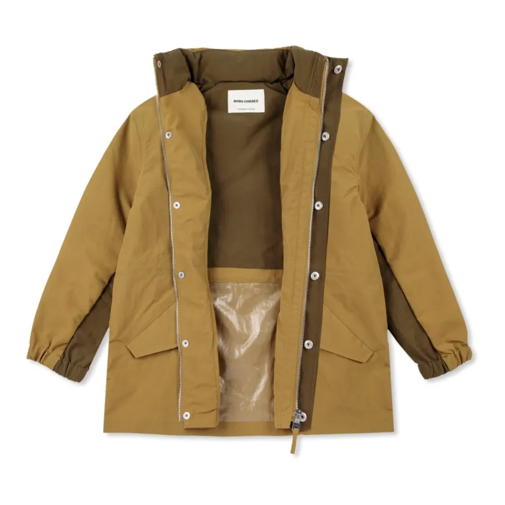 Jacke mit Kapuze versteckt im Kragen>Bobo Choses Outlet