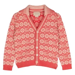 Jacquard-Strickjacke für Kinder>Gucci Outlet