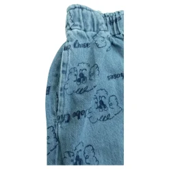 Jeanshose mit Print><noscript><img width=