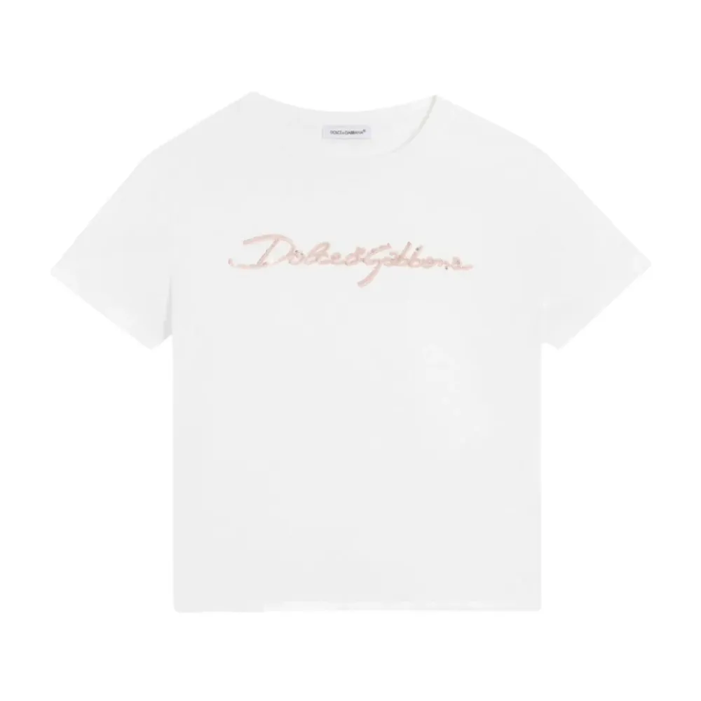 Jersey T-Shirt mit Logo>Dolce & Gabbana Online